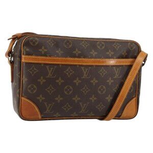 Authentic LOUIS VUITTON Monogram Trocadero 30 Shoulder Bag M51272 LV